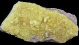 Sulfur Crystals on Matrix - Bolivia #45034-2